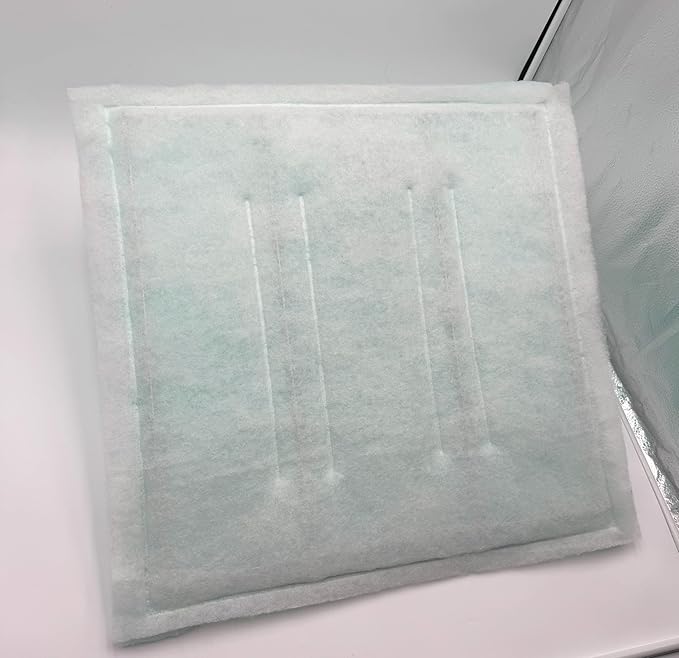 Spray Booth Intake Tacky Filter Panel, Internal Frame (24/case, 24" x 24")
