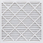 Aerostar 25x25x1 MERV 11 Air Filter, Pleated AC Furnace HVAC Filters (24.5x24.5x0.75), for Allergies Asthma Dust Pet Dander Smoke Bacteria Viruses, MPR 1500 FPR 10, USA, 6 Pack