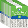 Nordic Pure 12x24x1 (Actual Size: 11 1/2 x 23 1/2 x 3/4) Pleated MERV 13 Air Filters 12 Pack
