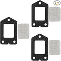 SRM-225 Spark Screen and Gasket Compatible with Echo 14586240630 Muffler Spark Arrestor Screen and 14586642031 Muffler Gasket (3 set)