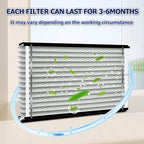 2-Pack 313 Air Filter Replacement Compatible with AprilAire Whole House Air Purifiers,Models 1310, 2310, 3310, 4300, MERV 13 20x20x4 Pleated HVAC AC Furnace Filter