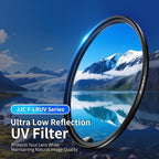 JJC 58mm Ultra Low Reflectivity UV Lens Protection Filter with 44 Multi-Coated, Waterproof Oil-Proof Scratch Resistant HD Camera Lens Filter