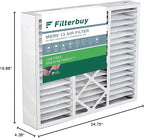 Filterbuy 20x25x5 Air Filter MERV 13 Optimal Smoke & Allergy Defense (1-Pack), Pleated HVAC AC Furnace Filters for Honeywell FC100A1037, Lennox X6673, and More (Actual Size: 19.88 x 24.75 x 4.38)
