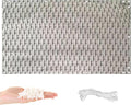 Privacy Fence 2' x 65.6' (HDPE) UV Protection Weather-Resistant Outdoor Privacy Screens, Included Cable Ties Customized Size for Apartment Patio, Wall Garden, Balcony Garden, Weaving Pattern
