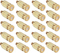 20pcs High Pressure Atomizer Nozzle Brass Misting Nozzles for Outdoor Cooling System, Landscaping, Greenhouse Irrigation, Air Humidification, Anti-Drip Fogging Spray Head(0.008"/0.2mm)