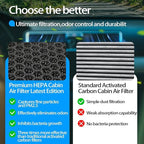 CF10285 (CP285) Cabin Air Filter with Activated Carbon Beads – Fits Toyota & Lexus Vehicles: Camry, RAV4, Highlander, Corolla, 4Runner, Tundra, Prius, Subaru, Avalon | Honeycomb Structure