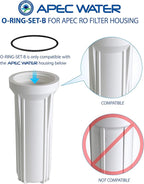 FILTER-MAX-PH Water Filter Replacement & Replacement ORing for ROES-50 3.5" OD Reverse Osmosis Water Filter Housings, O-Ring (3 pcs O-Ring-Set-B)
