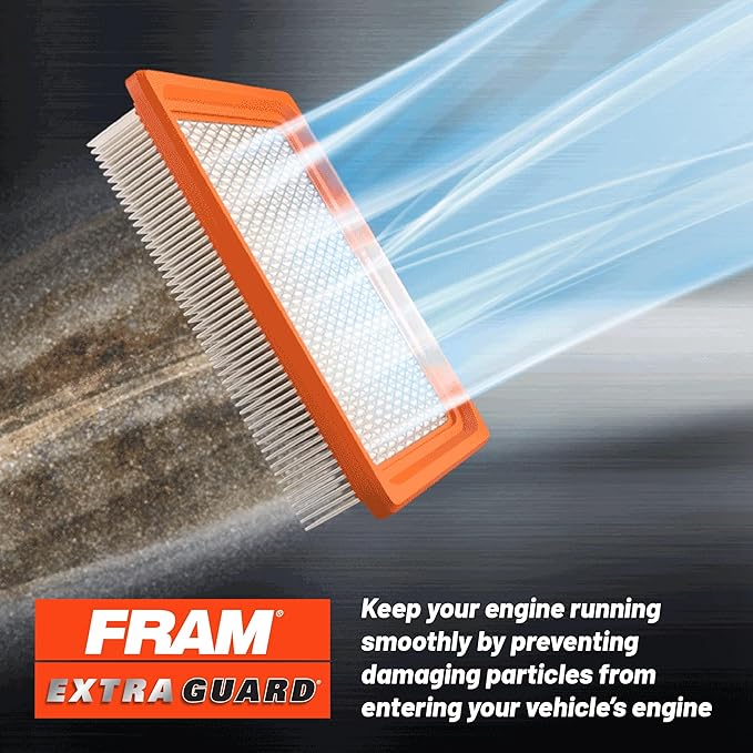 FRAM Extra Guard CA10677 Replacement Engine Air Filter for Select Lexus and Toyota Models, Provides Up to 12 Months or 12,000 Miles Filter Protection