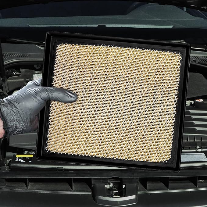 Engine Air Filter JMP100 Fits for 2014-2022 Sequoia, 2016-2023 Tacoma 3.5L, 2014-2021 Tundra, Replacement for 17801-0P100, 17801-0S020, CA11895