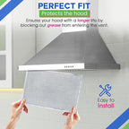 Bagean Stove Hood Vent Filter 11.81"x17.32" BPS1FA36 Compatible with Broan Range Hood Filter Replacement - Fit's Allure Range Overhead Aluminum Screen - Blocks Grease & Filters Over Oven Air (2-Pack)