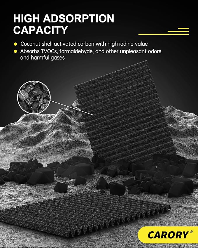 Cabin Air Filter w/Activated Carbon for Audi Q5 (2018-2025), A4 (2017-2023), RS5 (2018-2025), A5 (2018-2023), A6 (2023), Q7 (2017-2025), S4 (2018-2025), Porsche Cayenne, OE# 4M0-819-439