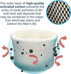 HQRP 2-pack Wick Filter compatible with Walgreens 890-WGN 890WGN LEV320 HF212-UL Cool Mist Humidifiers, W889-WGN Replacement