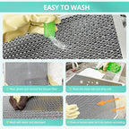 14x30x1 Electrostatic Air Filter, Washable & Reusable Aluminum AC/HVAC Furnace Filter, MERV 8, Lasts a Lifetime, Healthier Home or Office(Actual Size: 13.77"x29.52"x0.86")