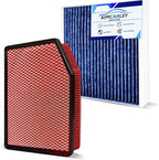 Cabin&Engine Air Filter Accessories for for Silverado 1500(2019-2026), Sierra 1500(2020-26), Suburban(2021-26), Tahoe(2021-26) Activated Carbon Engine Cabin Air Filter Replacement for CF11966 84121217
