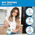Safe Home® 12-in-1 Drinking Water Test Kit – DIY Testing for Hardness, Copper, Nitrate, Fluoride, Iron, and More – City Taps or Well Water – 10-Strips Issue a Total of 120 Tests/Kit
