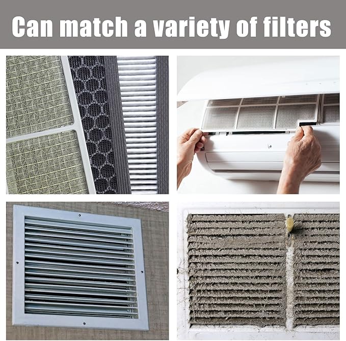 Carbon Fabric Filter - 16" x 48" x 0.2" Activated Charcoal HEPA AC Vent Filter - 1 Pack