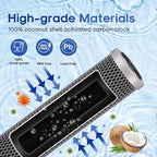 ICEPURE 20" x 2.5" Whole House Water Filter Upgraded Coconut Shell Activated Carbon Filter, 20 Inch Lead Removal Cartridge Replacement for C1-20, EP-20, HX-CB-25-2010, F3WCB32, 2PACK