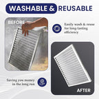 | Merv 8 | Washable & Reusable AC/Furnace Filter | Lifetime HVAC & Furnace Air Filter | Washable | Superior particle-holding Ability | Premium Quality Aluminum | 14x30x1