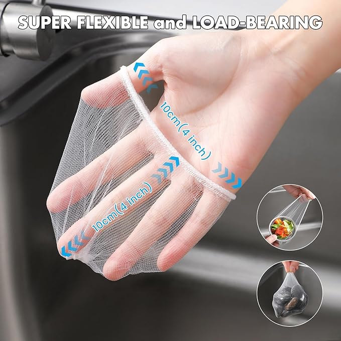 Disposable Sink Strainer Mesh Bags - Kitchen Accessories Sink Drain for Collecting Kitchen Food Waste Leftover Garbage (700)