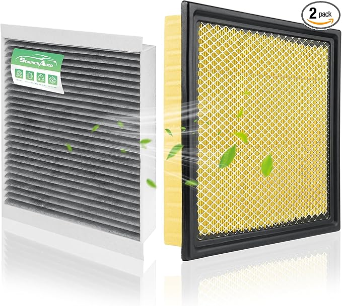 Engine&Cabin Air Filter for Ford Expedition 2018-2024, F-150 2015-2025 2026, Lincoln Navigator 2018-2024 Air filter Replacement CF12150 CA10262 Automotive Accessories