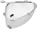 Hemoton Triangle Corner Sink Strainer Basket 8.46X6.10X2.95In Kitchen Drain Basket with Portable Lightweight Design Food Residue Filter for Fruits Vegetables and Kitchen Waste
