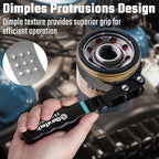 DURATECH Extra Small Swivel Oil Filter Wrench, Oil Filter Removal Tool, Fits Filters 2-3/8" to 2-11/16", Ideal for Car Repair Tools