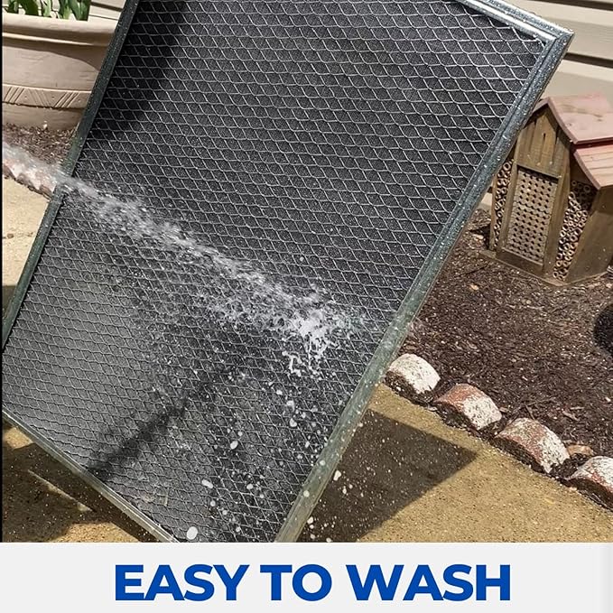 12x24x1 Washable Electrostatic Air Filter. Reusable HVAC & Furnace Air Filter