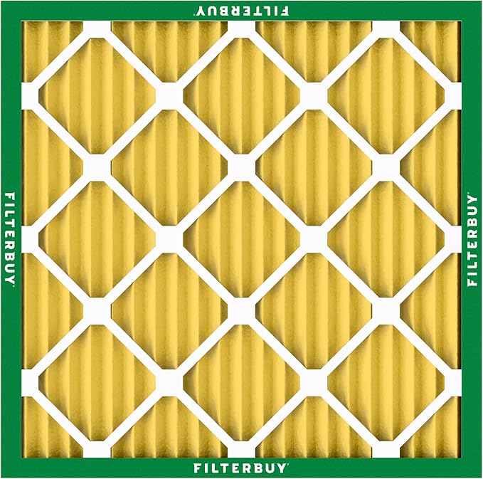 Filterbuy 20x20x1 Air Filter MERV 11 Superior Pet & Allergy Defense (6-Pack), Electrostatic Pleated HVAC AC Furnace Filters Replacement, Made in USA (Actual Size: 19.50 x 19.50 x 0.75)