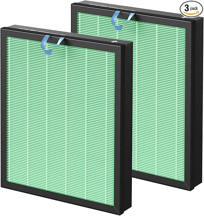 Vital 200S-P Toxin Absorber Replacement Filter for LEVOIT Vital 200S Vital 200S-P Air Purifier,V-ital-200S-RF-TX(LRF-V201-GUS), Green, 2 Pack
