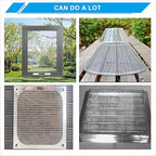 Stainless Steel Mesh Screen 20Mesh 304, 15.7" x 147" (40x375cm) Metal Mesh Screen, Rust Free Fine Wire Mesh Roll, 1mm Hole Easy to Cur For Vent Mesh, Window Screen, Filters, Cage, Garden Covers