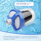 ATRACYPART Inline Pool Leaf Canister Compatible with Hayward W560 PoolVac Navigator Standard, Leaf Catcher Filter with Strainer Basket and 5 Skimmer Socks