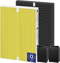 5510 5520 HEPA Pet Care Air Purifier Filter Q Replacement for Winix 5510 5520 Plasmawave Air Purifier H13 True HEPA Carbon Filter,# 1712-0123-00,1 Combon Set