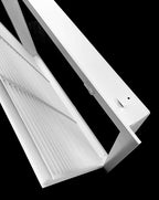 25" X 20" Aluminum Return Filter Grille - Easy Airflow - Linear Bar Grilles [Outer Dimensions: 26.75w X 21.75h]