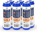 Aquaboon 5 Micron 10 x 2.5 Granular Activated Carbon Water Filter Cartridge GAC Water Filter Replacement Compatible with AP117, GAC-10, GAC1, 6 Pack
