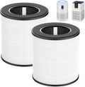 B-D02L/M05/B-D02U H13 Filter Compatible with VEWIOR B-D02U, for MOOKA B-D02L& M05, for Tailulu D10 Air Purifi-er, 3-Stage H13 Efficient Filter for B-D02L/M05/B-D02U, 2 Pack