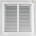 Venti Air 10" X 10" Steel Return Air Filter Grille - Removable Face/Door for 1 inch Filters - HVAC Duct Cover Grill (2-3 Business Day Delivery) [Outer Dimension: 12.5"W X 12.5" H]