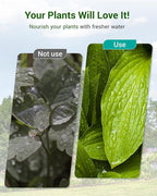 AQUA CREST Garden Hose Water Filter for Plants, Greatly Reduces Chlorine, Odor, Improve Plants Health, Ideal for Organic Gardening, Farming and Pets, Pack of 2, with Hose Protector