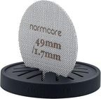 Normcore Puck Screen Stand - Silicone Puck Screen Holder - Compatible with 58.5mm 53.3mm 51mm Reusable Coffee Filters and Espresso Machine Portafilter Basket - Black