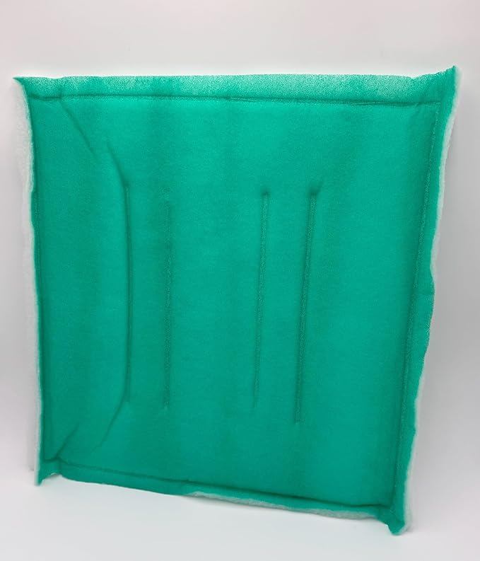 Paint Booth Intake Air Filter Panel, Crossdraft Spray Booth Filter Pad (20/case, 16" x 20")