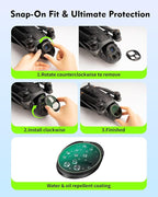 CPL Filter for DJI Mavic 4 Pro, Circular Polarizer Lens Eliminates Glare & Reflections from Water/Glass, Enhances Color Saturation for Sky & Landscape, HD Multi-Coated Glass