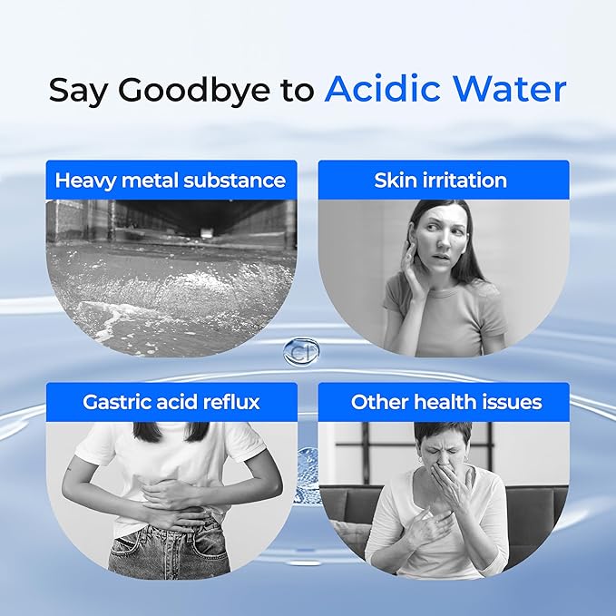 Waterdrop Alkaline DA97-17376B Water Filter, Enhances pH, Replacement for HAF-QIN/EXP, DA97-08006C, RF28R7201SR, RF28R7351SG, WD-F45-AL, 3 Filters