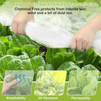 Garden Netting, 2 Pack 5x10Ft Ultra Fine Mesh Netting Pest Barrier Protection Bird Mosquito Net Plants Cover for Vegetables Fruits Flowers Crops Greenhouse Row Cover Raised Bed Patio Mesh Netting
