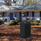 Round Well Pump Cover - 3-Layer Insulated Bag, Waterproof Frost Protection, Protection for Outdoor Sanitary Systems, Robust Cistern Protection, Winter Backflow Housing | For Garden Water Systems