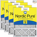 Nordic Pure 16x25x5 (Actual Size: 15 3/4 x 24 3/4 x 4 3/8) Honeywell/Lennox Replacement MERV 10 Air Filters 4 Pack