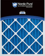 Nordic Pure 25x25x2 (Actual Size: 24 1/2 x 24 1/2 x 1 3/4) Pleated MERV 7 Air Filters 3 Pack
