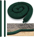 2 Pcs Sediment Filter Erosion Control Blanket Silt Fence Sock with Stuffers Drain Stormwater Sediment Filter for Erosion Control and Storm Drain Protection (Green)