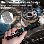 DURATECH Large Swivel Oil Filter Wrench, Oil Filter Removal Tool, Fits Filters 3-7/8"-4-3/8", Ideal for Car Repair Tools