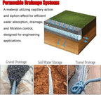 Commercial French Drain Pipe for Water Drainage, Construction Site/Sports Field Perforated Pipes & Weeping Tile, Dia 2in 3.9in 5.9in Wide Underground Drainage Systems(Dia10cm/3.9in,Long 4m/13.1ft)