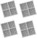LG LT120F & Kenmore 46-9918 Refrigerator Air Filter Replacement, 4-Pack Triple-Layer Activated Carbon, Easy Install, Odor & VOC Reduction – Barkior