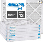 Aerostar 14x24x2 MERV 13, Pleated Air Filter, 14x24x2, Box of 6, Made in the USA